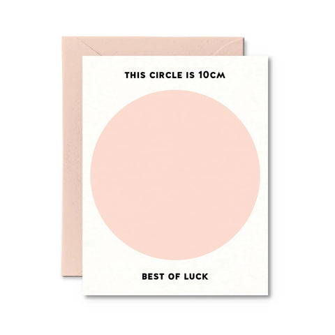 Pretty By Her 10cm Baby Card greeting card funny baby card - The Local Space