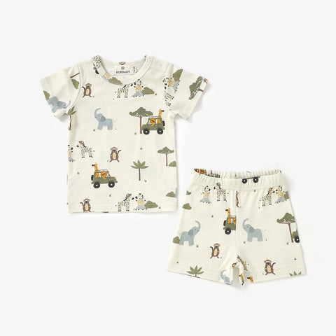 Safari Adventure Sleeve Shorts Set - The Local Space