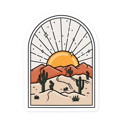 Desert - Waterproof Vinyl Sticker
