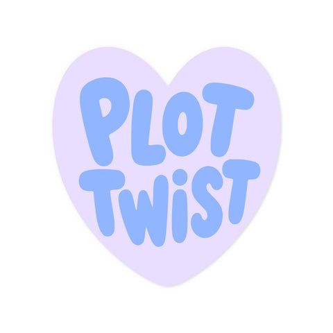 Plot Twist - Waterproof Vinyl Sticker