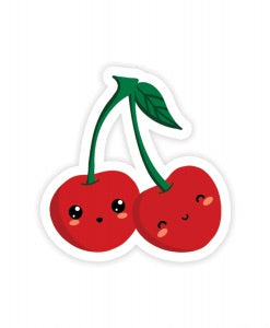 Cherry Waterproof Sticker