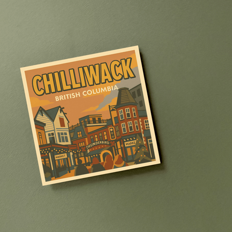 54 + Pine District 1881 Magnet - Chilliwack Souvenir - The Local Space