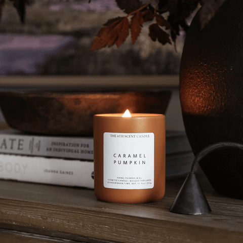 Caramel Pumpkin - Wood Wick Soy Candle