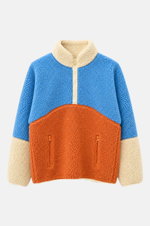 Alpine Fleece Sweater - Bluebird