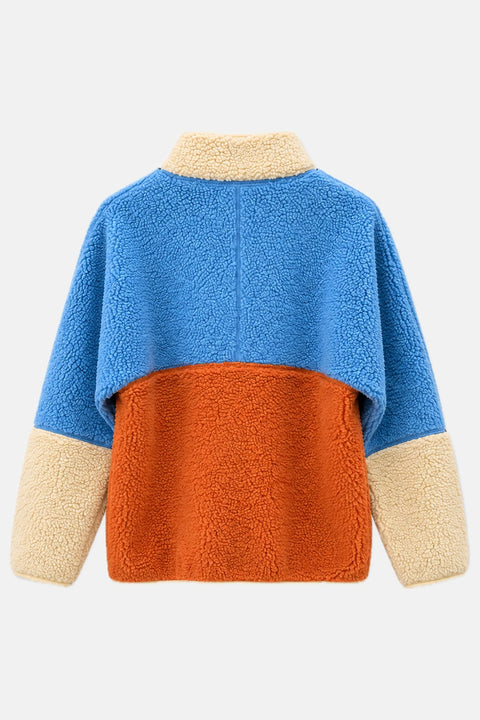 Alpine Fleece Sweater - Bluebird