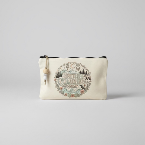 British Columbia Canada Canvas Pouch