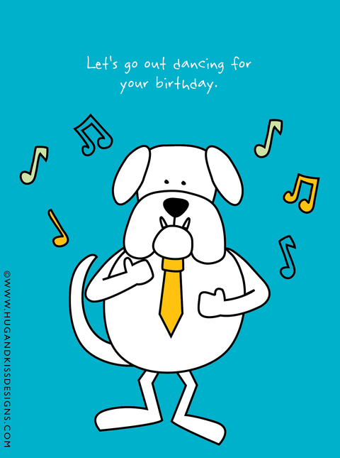 You Dance Like Elaine - Birthday Card