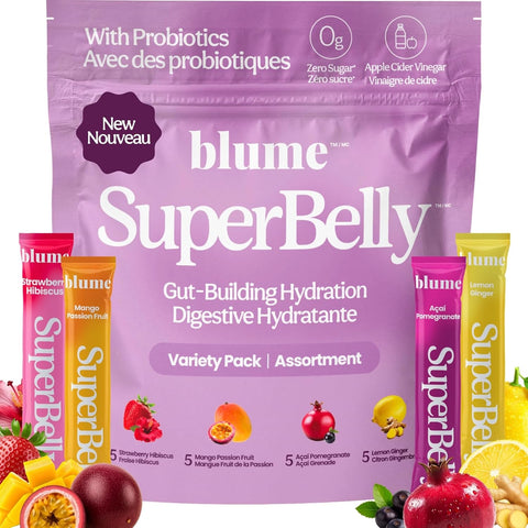 It's Blume SuperBelly Hydration Powder Probiotic Drink Mix Variety Pack - The Local Space