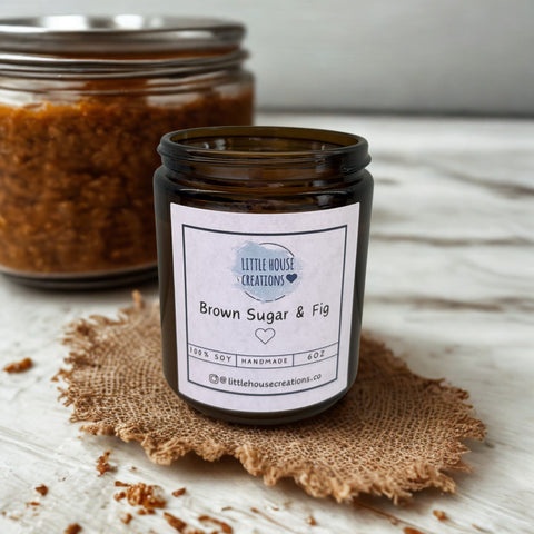 Brown Sugar & Fig - 6oz Soy Candle