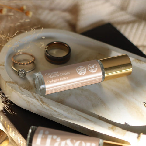 Caramel + Vanilla Cream Perfume Roller - The Local Space