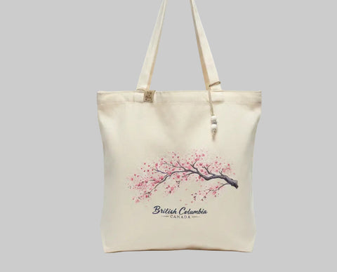 BC Cherry Blossom Tote Bag - The Local Space