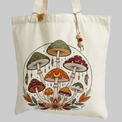 Mushrooms Tote Bag - The Local Space