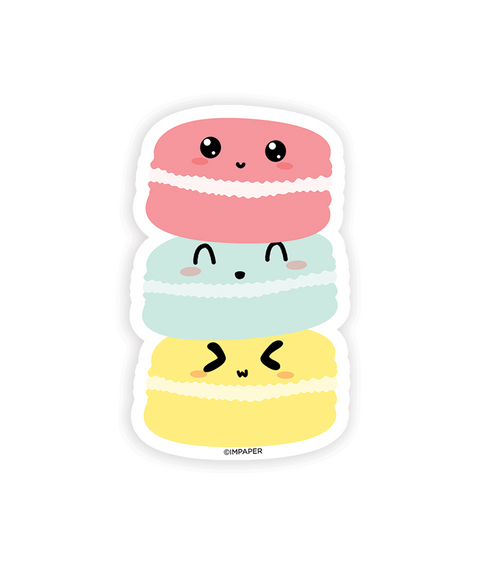 Macaron Waterproof Sticker