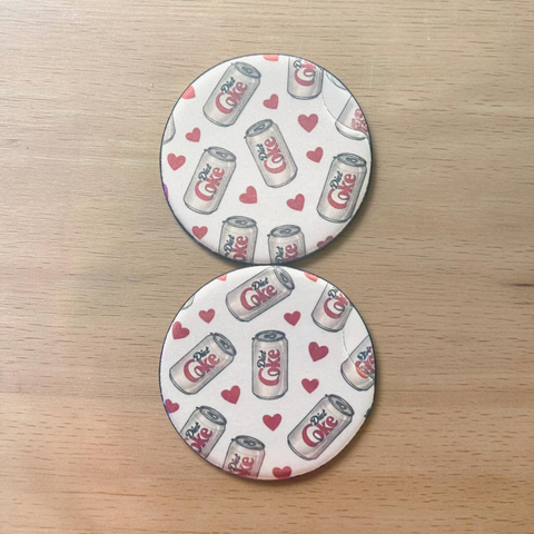 Diet Coke - Neoprene Car Coasters