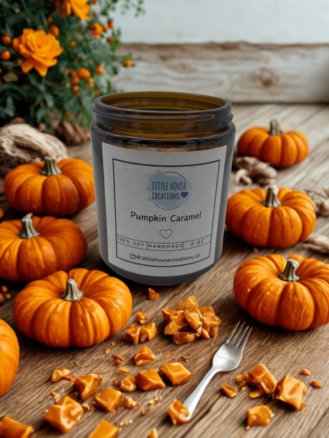 Pumpkin Caramel - 6oz Soy Candle