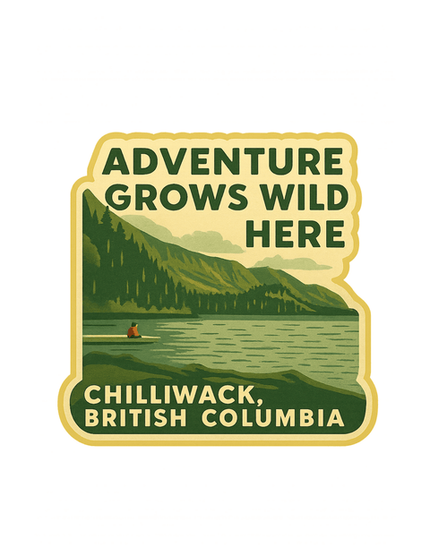 Adventure Grows Wild Here | Sticker - The Local Space