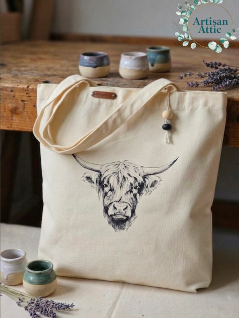 Highland Cow Tote Bag