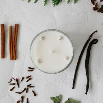 AuraTae Santal Soy Candle – Sandalwood, Vanilla & Amber - The Local Space