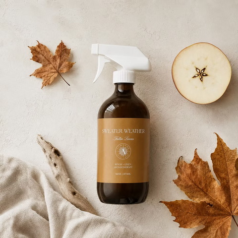 Sweater Weather Room and Linen Spray - Apple, Fallen Leaves, & Cedarwood