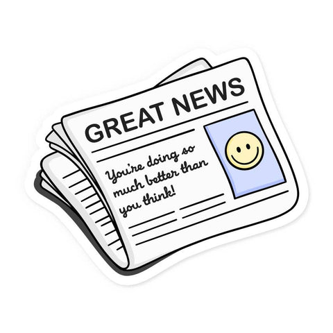 Great News - Waterproof Vinyl Sticker