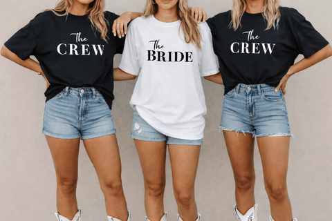 Bride + Crew Matching T-Shirts - The Local Space