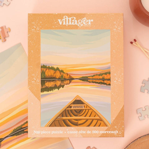 Canoeing At Dawn | 500 - Piece Puzzle - The Local Space