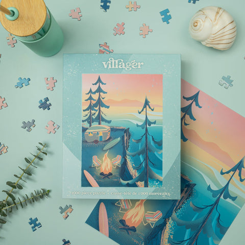 Coastal Camping | 1000 - Piece Puzzle - The Local Space