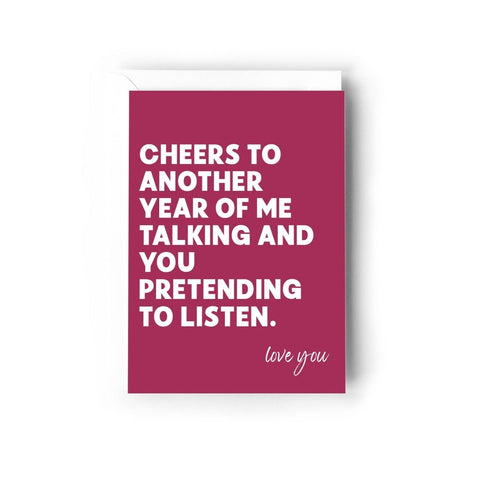 Creativien Studio Cheers to Another Year Greeting Card - The Local Space