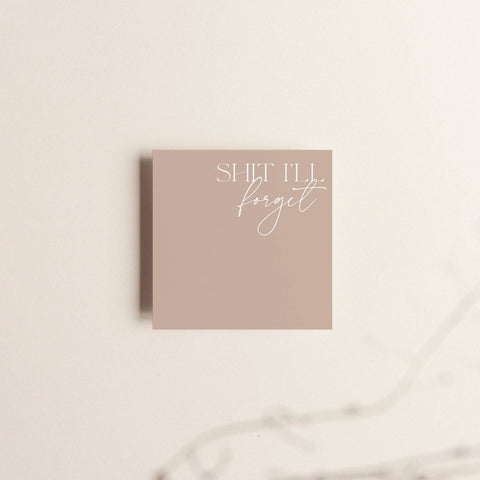 Creativien Studio "Shit I'll Forget" Sticky Notes - The Local Space