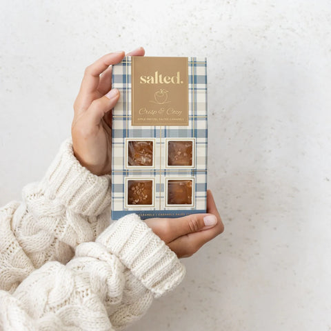 Crisp & Cozy - 4 Piece Caramel Box