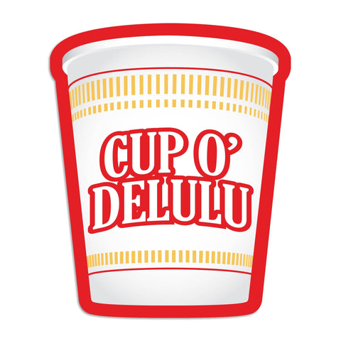 Cup O' Delulu | Sticker - The Local Space