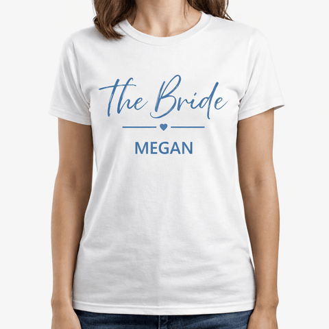 Customizable Bride/Bridesmaid T-Shirt - The Local Space