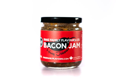Fanz Family Flavours Honey Jalapeño Bacon Jam - Handmade Gourmet Bacon Spread - The Local Space