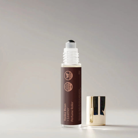 Tonka Bean + Leather Perfume Roller