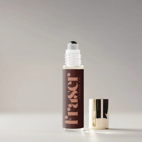 Tonka Bean + Leather Perfume Roller