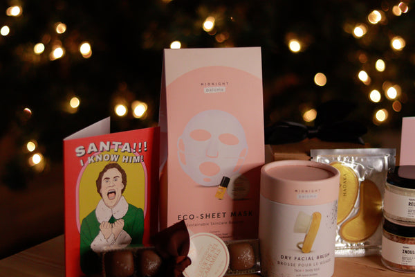 Eco sheet face mask and treats, a gift idea for her