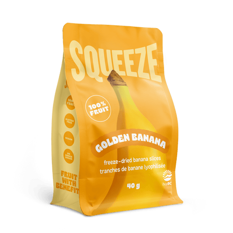 Golden Banana freeze dried fruit crunchy banana snack - The Local Space