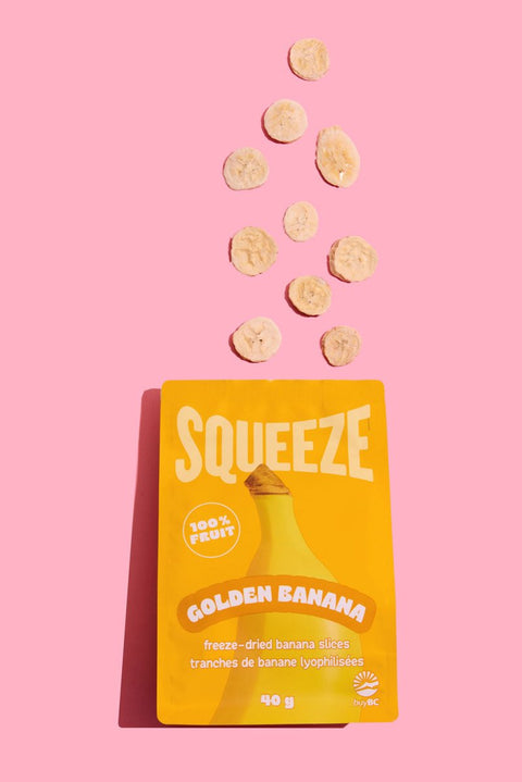 Golden Banana freeze dried fruit crunchy banana snack - The Local Space