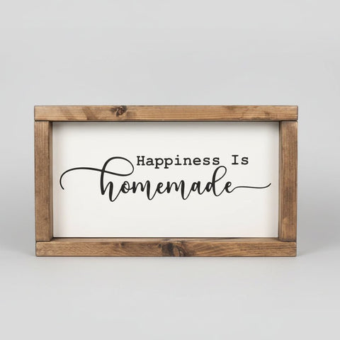 Happiness is Homemade | Wood Sign - The Local Space