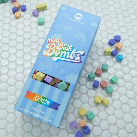 Rainbow Mini Bubble Bath Bombs - The Local Space