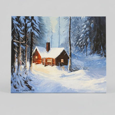 Huibert Van Drimmelen Art Winter Retreat Canvas Print - The Local Space