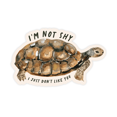 I'm Not Shy I Just Don't Like You | Sticker - The Local Space