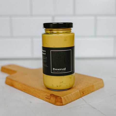 Jalapeño Mustard spicy mustard condiment jar - The Local Space