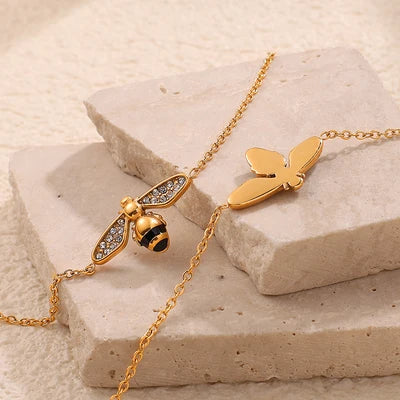 BeeMine Bracelet - Gold Plated