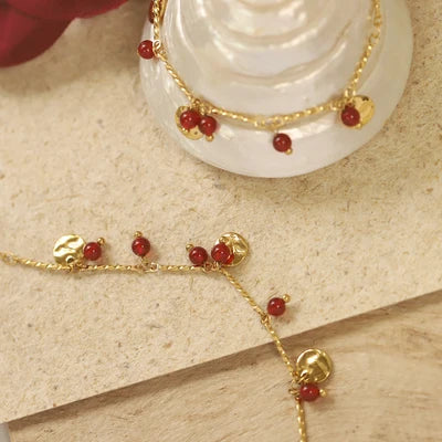 Cherry on Top Bracelet - Gold Plated