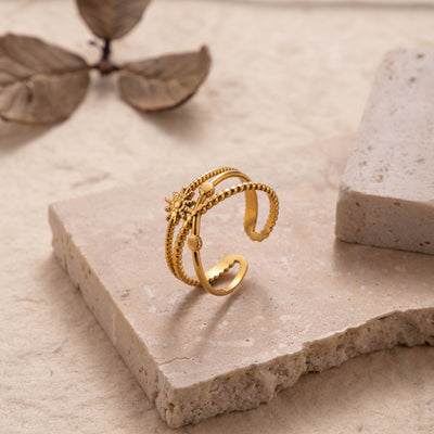 Crownline Ring - Gold Plated