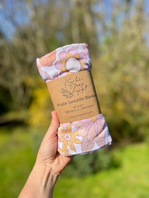 Kourtni Gunn Art Swaddle Blankets - Multiple Designs - The Local Space