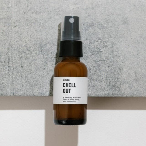 K'Pure Chill Out Essential Oil Spray – Soothing Aloe Face + Body Mist - The Local Space