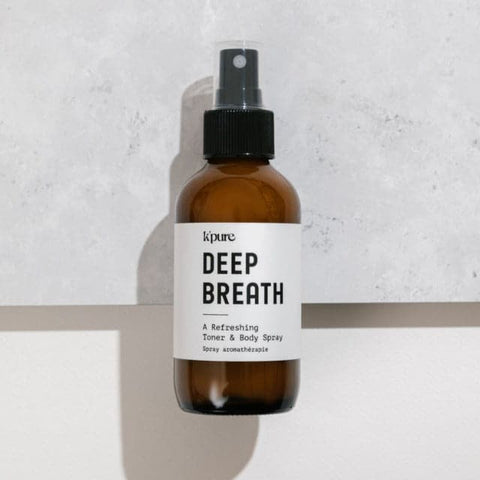 K'Pure Deep Breath Essential Oil Spray β Refreshing Eucalyptus & Mint Face + Body Mist - The Local Space