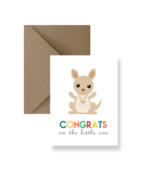 Congrats On The Little One - Greeting Card